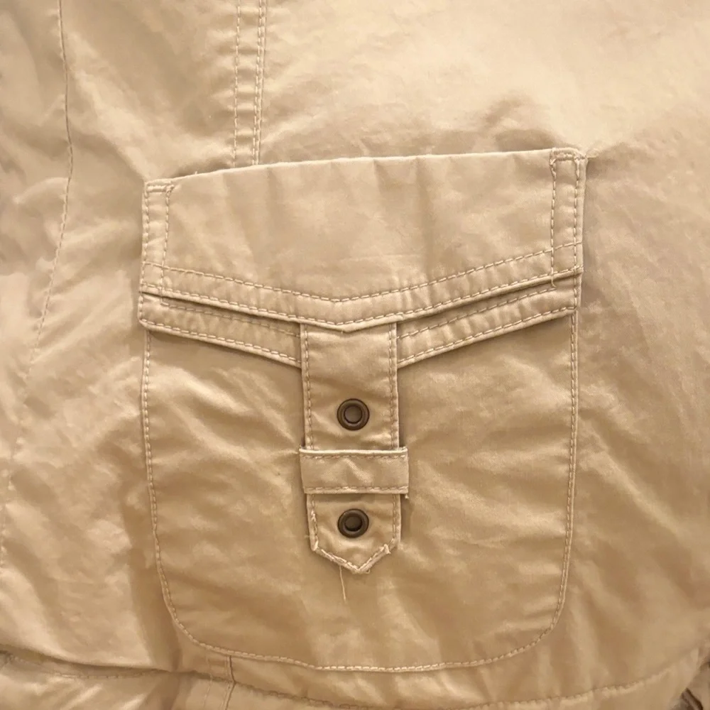 Old Navy Tan Reversible Faux Fur Vest - Picture 6 of 9